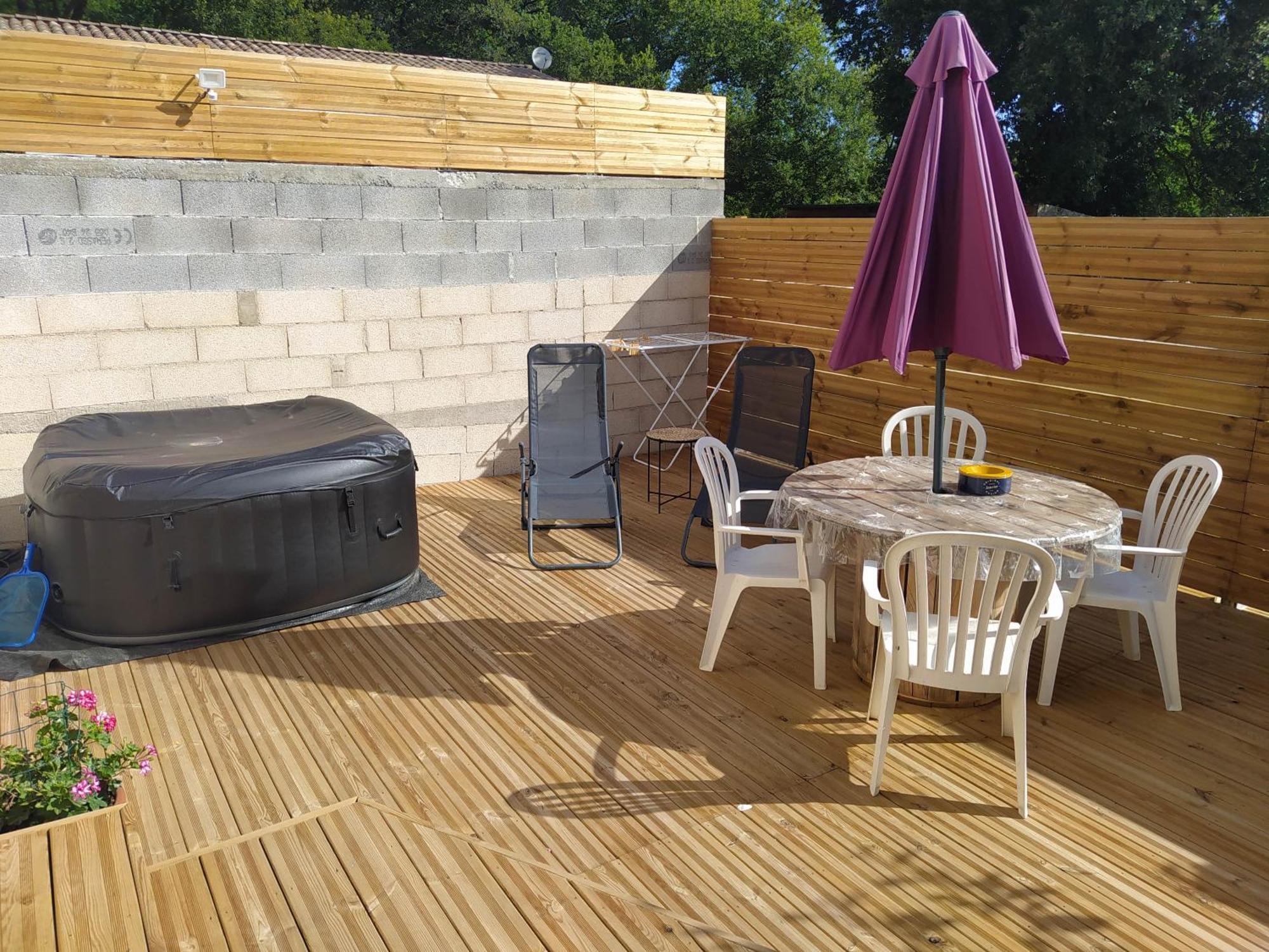 Studio Cosy Avec Terrasse Et Jacuzzi A Disposition De Mai A Aout Rians  Kültér fotó